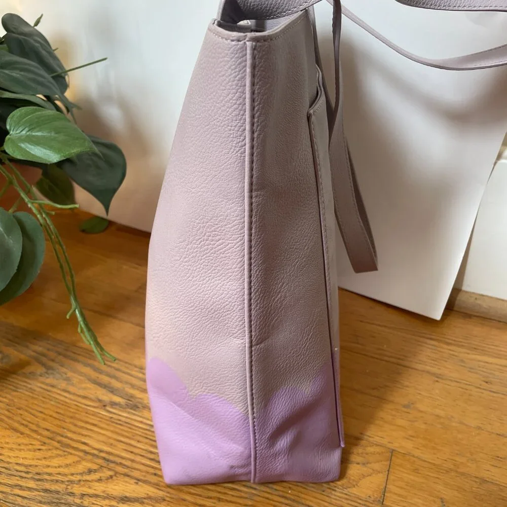 Kate Spade Lita Street Scallop Andrea leather tote Lilac/Lavender - Picture 3 of 12